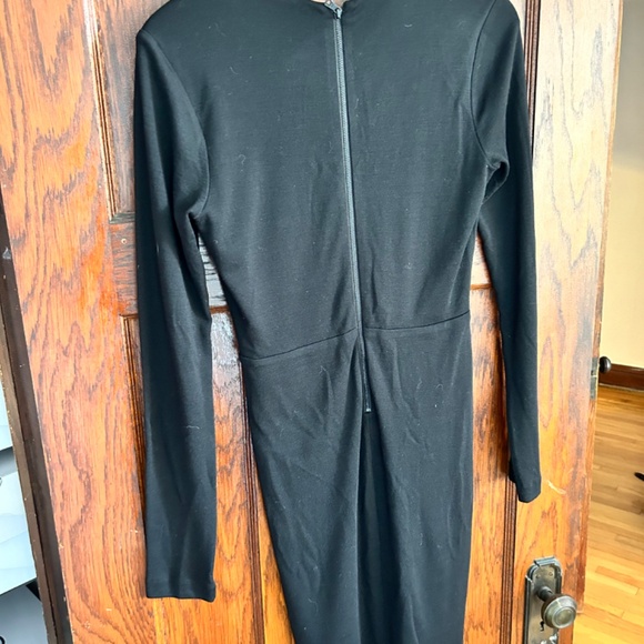 Alice & Olivia classic black wool dress - Picture 3 of 4